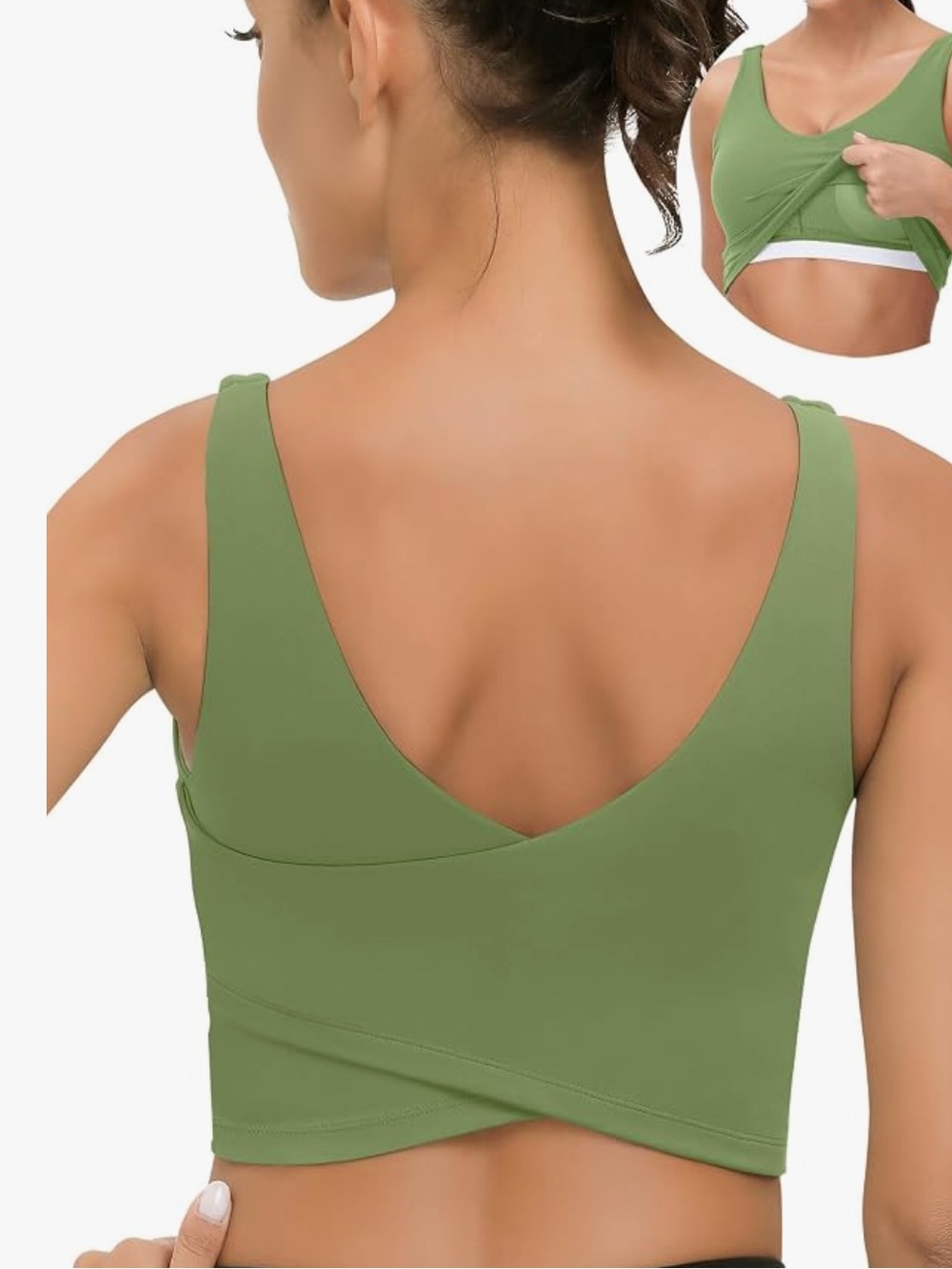 Amazon Olive Green Tank Top